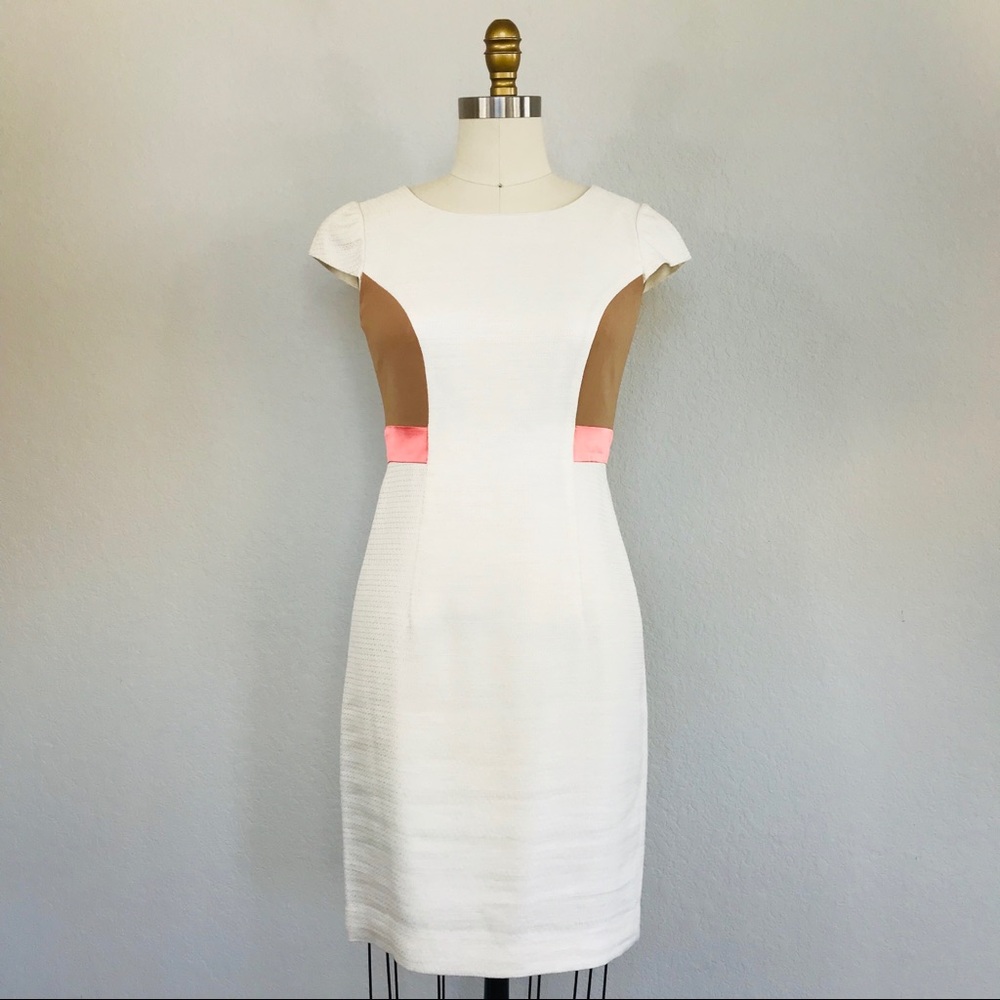 Ports 1961 Color Block Sheath Dress